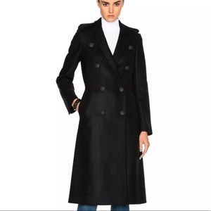 Rag & Bone Ashton Tailored Wool Coat, Black, Size 2